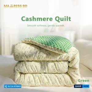 Luxury Cashmere Quilts - Green