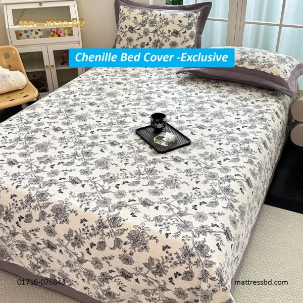 Chenille Bed Cover -Exclusive 1 Chenille Bed Cover -Exclusive