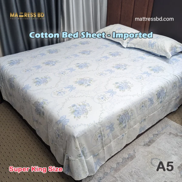 Cotton Bed Sheet - Imported A5