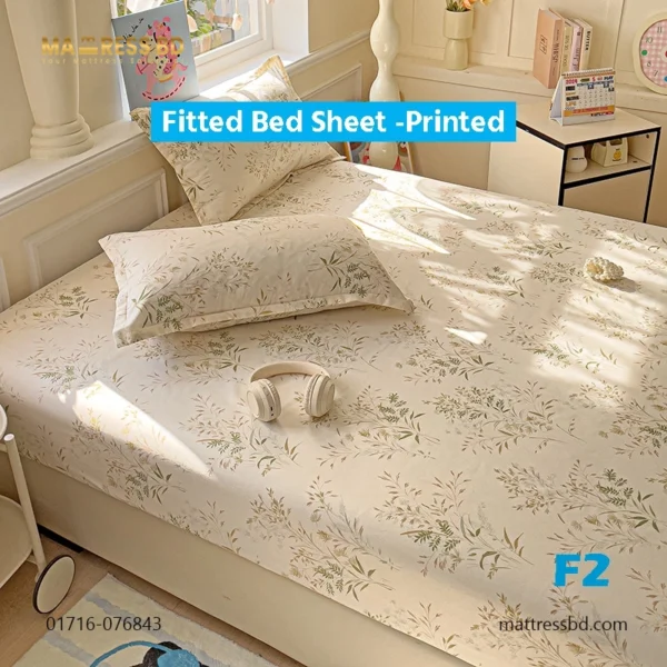 Fitted Bed Sheet -Printed (Imported)