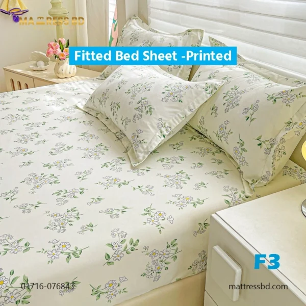 Fitted Bed Sheet -Printed (Imported)