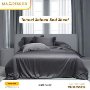Tencel Shatin Bed Sheet - Dark Gray