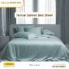 Tencel Sateen Bed Sheet Starry Blue