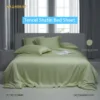 Tencel Shatin Bed Sheet - Spring Green
