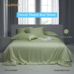 Tencel Shatin Bed Sheet - Spring Green