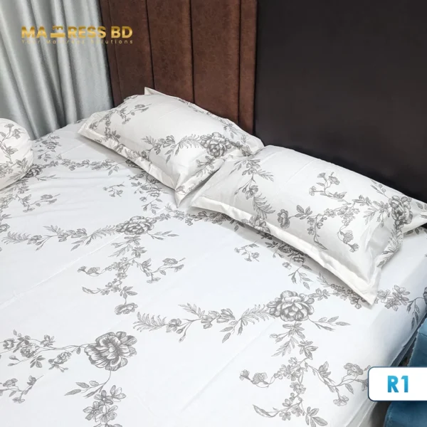 Premium Quality Colorful Reactive Printed Bedsheet for Bedroom Decor