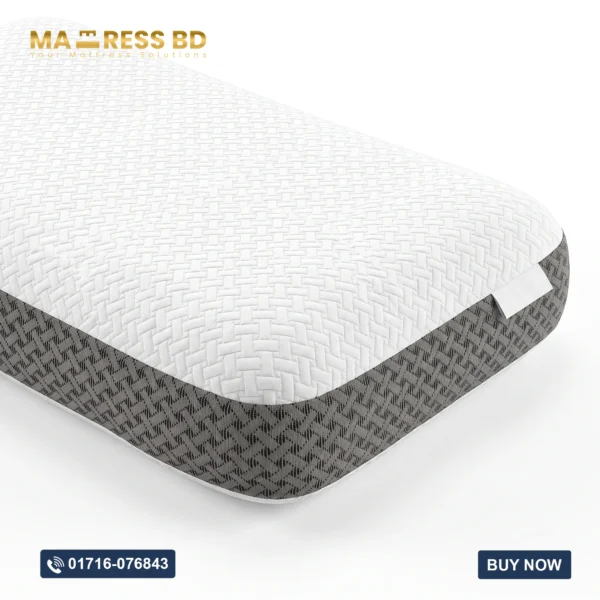Latex spring pillow - imported with balanced head elevation and spinal alignment.