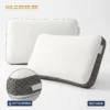 Latex spring pillow - imported with balanced head elevation and spinal alignment.